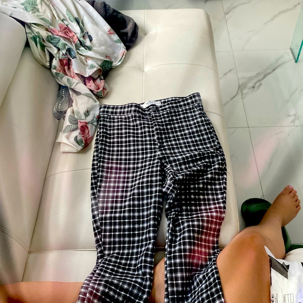 NWOT holister plaid jeans